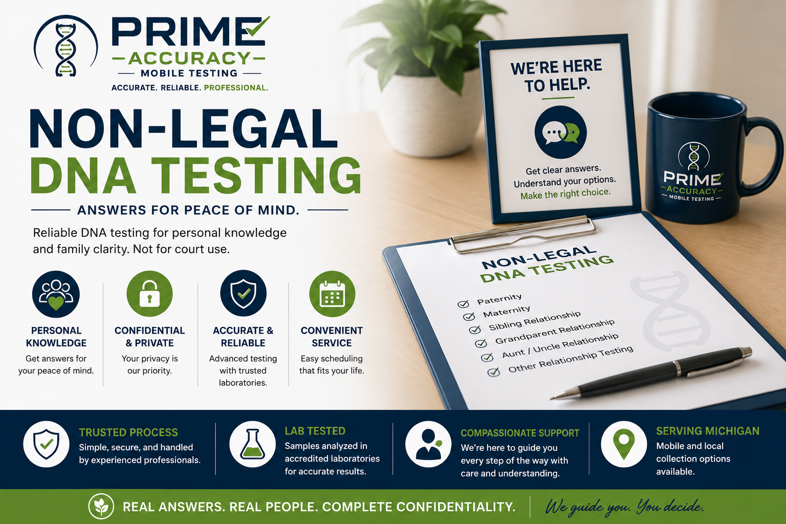 Non-Legal Relationship DNA Testing (Michigan)